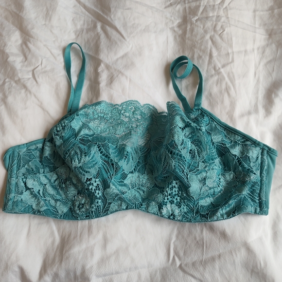 Teal Lace Bralette By Soma size 36C - Picture 4 of 4